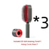 Self Cleaning Hair Brush For Women One-key Cleaning Hair Loss Airbag Massage Scalp Comb Anti-Static Hairbrush